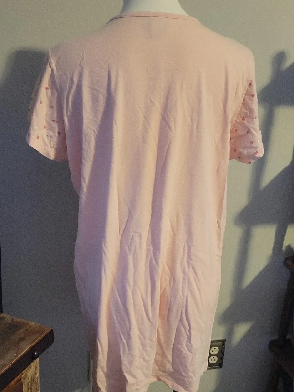 Eeyore Pink Womens Nightgown Pajama Dress